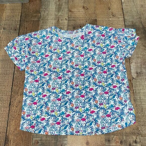 Vineyard vines flamingo printed shirt - Picture 1 of 8